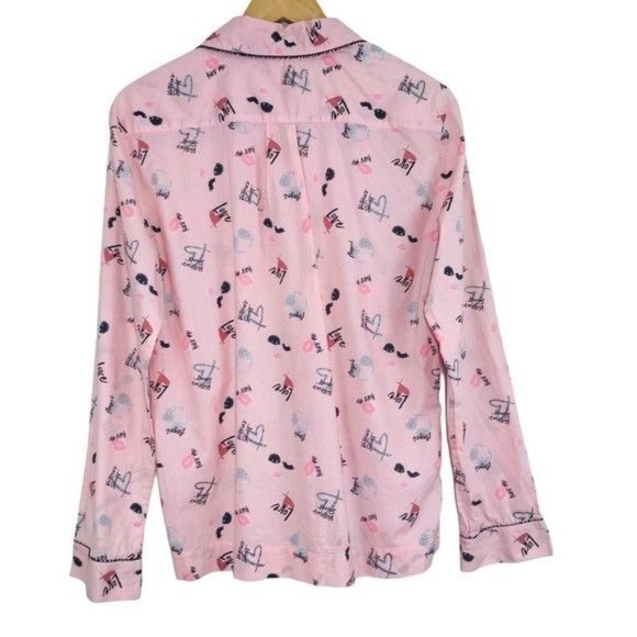 VICTORIA'S SECRET Love Graphic Pajama Top Size X-Small - Picture 5 of 7